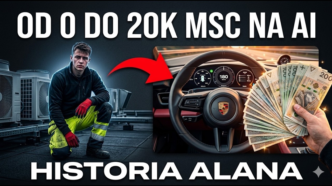 Historia Alana: od 0 do 20 tys. zł miesięcznie na AI